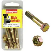 Champion High Tensile Bolts and Nuts BM57, M8x1.25 x 50mm