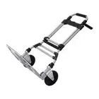 Folding Hand Truck Foldable Luggage Cart Trolley 120kg Capacity Aluminum Alloy