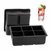 Big Ice Cubed Maker Large Cube Square Tray Molds Whiskey Ball Cocktails Silicone