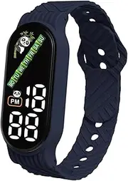 [Generic] Touch Screen - Kids Sports, Children Waterproof Accurate Digital | Portable Fitness with Timer, Alarm Clock, Date Display, Indoor & Outdoor Electronic