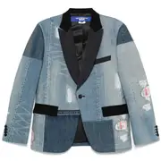 [Junya Watanabe] Multi Fabrics Patchwork Denim Jacket