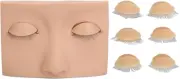 Lash Mannequin, Lash Extension Practice Kit with 3 Pairs of Removable Lash Pr...