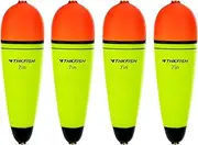 THKFISH Slip Bobbers Floats EVA-Slider-Bobbers Slip Corks for Sea Fishing Catfish Bobbers Assortment Freshwater 4PCS 4", 6", 7"
