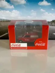 Tiny City - Morris Mini Coca-Cola 1/50 Scale RED NEW with Coca-Cola Cases.
