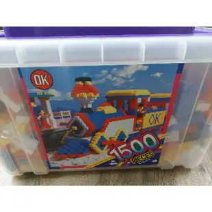 1500片桶裝ok-878台灣製安全玩具標章積木