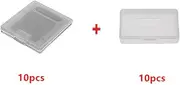 RUITROLIKER 10PCS Spiel Patrone Schutzhülle für Game Boy Color GBC&10 Pcs GBA cartridge case
