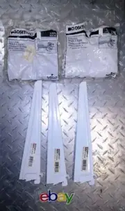 Lot 3 Closetmaid ShelfTrack 12" Shelf Brackets & 88 Concrete Wall Clips White