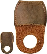 Leather Thumb Protector - Thumb Guard for Wood Carving | Wood Carving Finger Protective Cover | Breathable Material Finger Protective Tool for Needle Felting, Jewelry Making, Embroidery, and Sewing