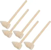 GARIOUANS 5pcs Wooden Mini Mallets for Safe Hammers for Block Play Fine Motor Skill Development and Creative Fun for Young