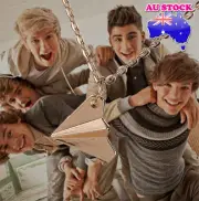 One Direction 1D Harry Paper Plane Necklace Airplane Necklace