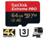 SanDisk Extreme Pro Micro SD 64GB SDXC Memory Card Dash Action GoPro A2 200MB/s