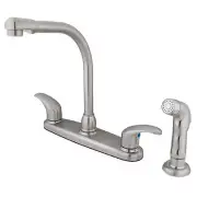 Kingston Brass KB71.LLSP 1.8 GPM Standard Kitchen Faucet - - Nickel