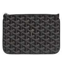 在飛比找momo購物網優惠-【GOYARD 高雅德】經典Senat Pouch PM塗層