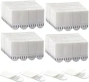 SAHENITEA 24 Pairs(48 Strips) Adhesive Strips,Picture Hanging Strips Heavy Duty, Hook and Loop Tape, Picture Hanging Strips for Pictures, Frames, Mirrors, Wall Decoration and Signage