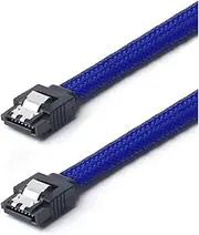 1pcs/3pcs 50cm Sata3 7pin Data Cables 6gb/s Ssd Cable HDD Hard Disk Drive Cord Line with Nylon Braid Red Color Sleeved(1m 1PCS,5)