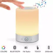 Wireless Night Light - Bluetooth Speaker Color Changing Touch Control Desk Lamp