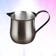 Milk Container Stainless Steel Jug Small Silver Bottle Holder Doorstep