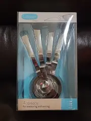 Livliga Livespoon Stainless Measuring Spoons Portion control 4 spoons NEW IN BOX
