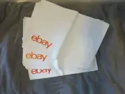 Poly Bags 10 x 12.5 no padding 30 count NEW Red ebay logo Shipping