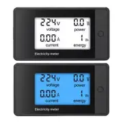 LCD Panel Eletricity Tester Voltmeter Ammeter Volt Amp Watt KWH Detector Meter
