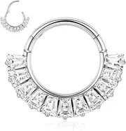 [AROWRO] Surgical Steel Helix Piercings Septum Piercing Tragus Piercing Nose Piercing Ring Rook Piercing Daith Piercing Conch Piercing