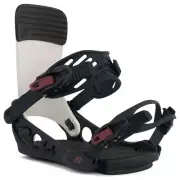 K2 Meridian Women's Snowboard Bindings, Black/White, Medium MY24