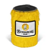 Bundy Bundaberg Bear Yellow Furry Can Cooler Stubby holder