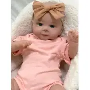 19" Handmade Lifelike Reborn Baby Doll 3D Skin Visible Veins Girl Boy Soft Toys