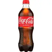 Coca - Cola Classic Soft Drink Bottle 600ml