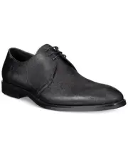 Kenneth Cole New York Men's Ticket Agent Black Leather SZ 10 MSRP 165$