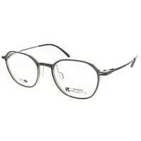 在飛比找momo購物網優惠-【Alphameer】記憶塑鋼多邊細框款眼鏡(透墨綠-霧槍#