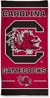 NCAA South Carolina Fighting Gamecocks Towel30x60 Beach Towel, Team Colors, One Size