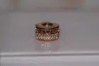 NIB PANDORA ROSE™ HEARTS OF PANDORA SPACER CHARM RETIRED 787415cz POUCH $60