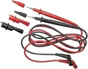 Klein Tools Replacement Test Lead Set, Right Angle, Standard banana-type inputs, 69410