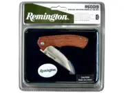 Remington R60019 Special Edition Folding Knife Wood Handle W/can case