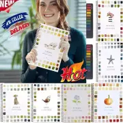 Watercolor Workbook, Beginner-Friendly Bird Watercolor Workbooks,12 Color Set YA