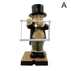 Gentleman Shape Tissue Holder Bathroom Toilet Resin Deco M4G7 Holder Roll B0J9