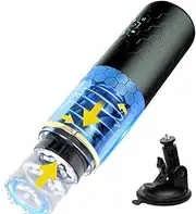 Automatic Male Masturbator with 10 Powerful Thrusting Rotating Modes for Penis Stimulation
