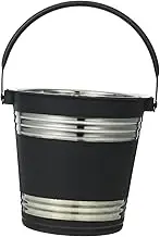 Stainless Steel Ice Cube Bucket Handheld Ktv Wine Cooler for Parties and Bars Decorative Capacity Portable Small Beverage Bucket for Beer and Cocktails