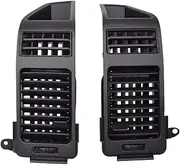 Car Air Conditioning Vent Control Compatible for Nissan Titan Armada 2004-2006 No Center Speaker Dash Radio Outlet Panel Button(Left and Right-Black)