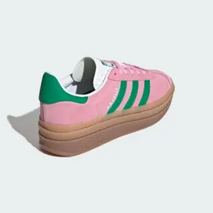 【adidas 愛迪達】GAZELLE BOLD 運動休閒鞋(IE0420 ORIGINALS 休閒鞋 粉)