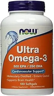 Now Foods Ultra Omega3 500 Epa/250 Dha 180 Softgels from Now Foods (Pack of 2)