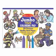 Melissa and Doug - Jumbo Colouring Pad - Town
