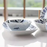 在飛比找ETMall東森購物網優惠-G&W日本進口陶瓷餐具藍楓林系列碗家用日式餐具和風輕量飯碗餐