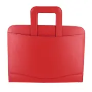 Filofax A4 Metropol Zipped Folder Tablet Holder Case Organiser w/ Handle Red