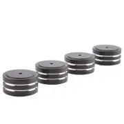 4Pcs 40X20mm Aluminum HIFI AMP Speaker Isolation Stand Turntable Feet4580