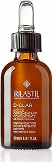Rilastil D-Clar Depigmentation Concentrate in Drops, Intensive Treatment for Sunspots, Melasma, Hyperpigmentation, Suitable for All Skin Types, Size 30 ml