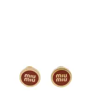 Miu Miu Two-Toned Earrings One size Yellow
