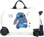 [Disney] Children's Hard case with 4 Wheels Side Combination Lock Made of ABS, a Rigid and Lightweight Material., Excited, Children's Suitcase, Excited, Children's Suitcase
