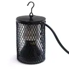 Reptile Ceramic Heat Lamp with Anti-hot Cage Light Holder Switch Set Brooder Pet